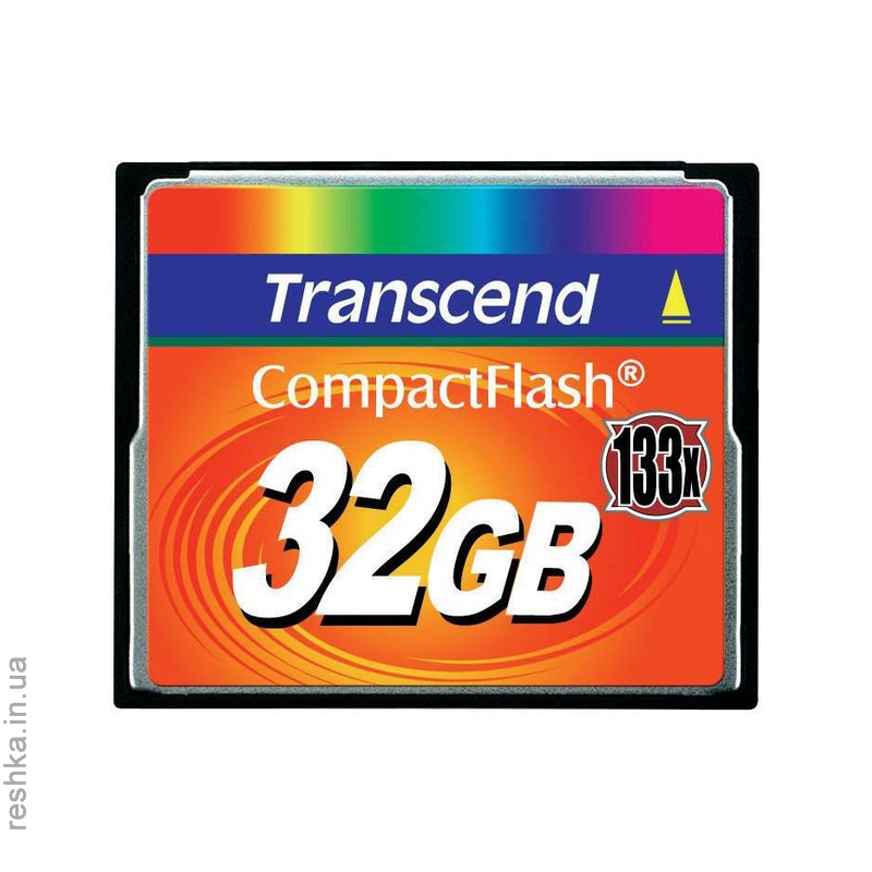 Карта памяти Transcend Compact Flash 32 GB (133X)