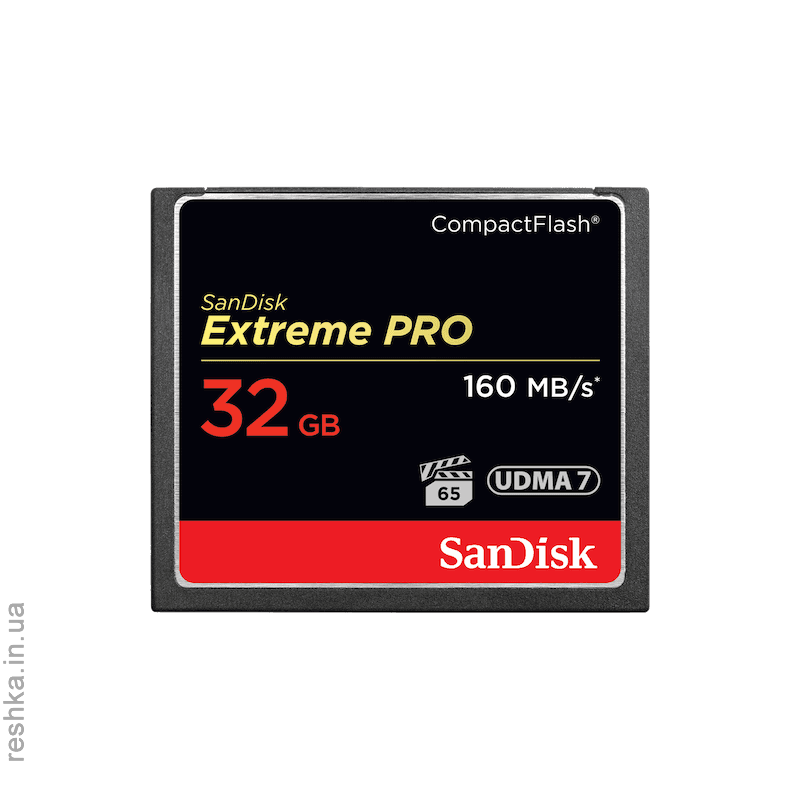 Карта памяти SANDISK CF 32GB Extreme  Pro R160/W150MB/s