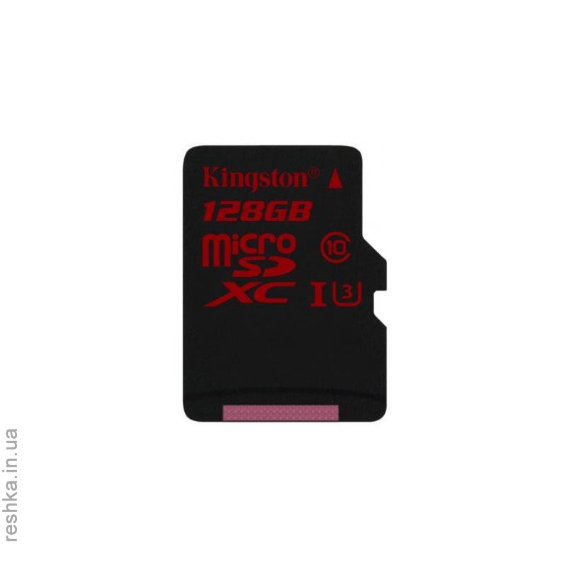 Карта памяти Kingston microSDHC 128GB Class 10 UHS-I U3 R90/W80MB/s