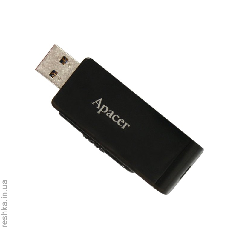 Флешка Apacer  Handy Steno AH350 64GB Black (AP64GAH350B-1)