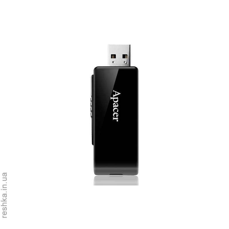 Флешка Apacer  Handy Steno AH350 64GB Black (AP64GAH350B-1)