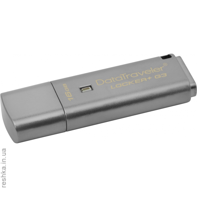 Флешка Kingston  DataTraveler Locker+ G3 16GB (DTLPG3/16GB)