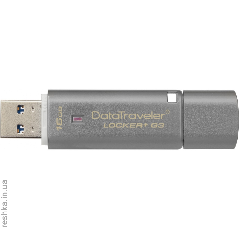 Флешка Kingston  DataTraveler Locker+ G3 16GB (DTLPG3/16GB)