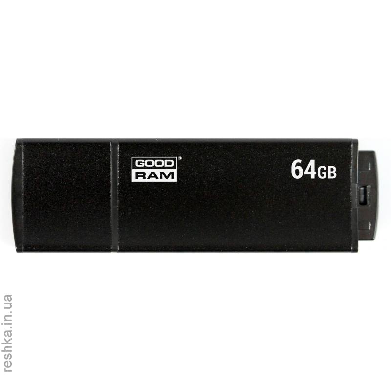 Флешка Goodram  Edge 64GB Black (UEG3-0640K0R11)