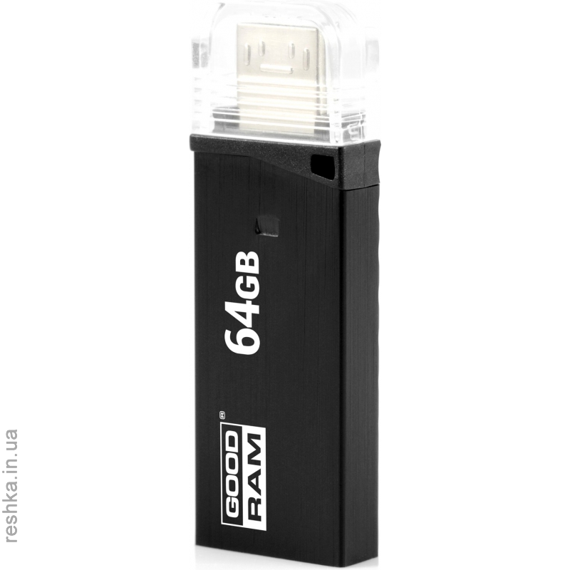 Флешка Goodram  Twin 64GB Black (OTN3-0640K0R11)