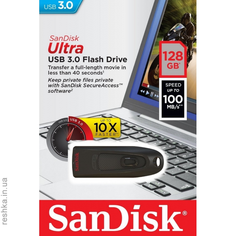 Флешка Sandisk  Ultra 128GB (SDCZ48-128G-U46)