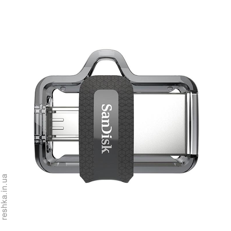 Flash Drive Sandisk Ultra Dual 128 Gb, OTG, USB 3.0 Black