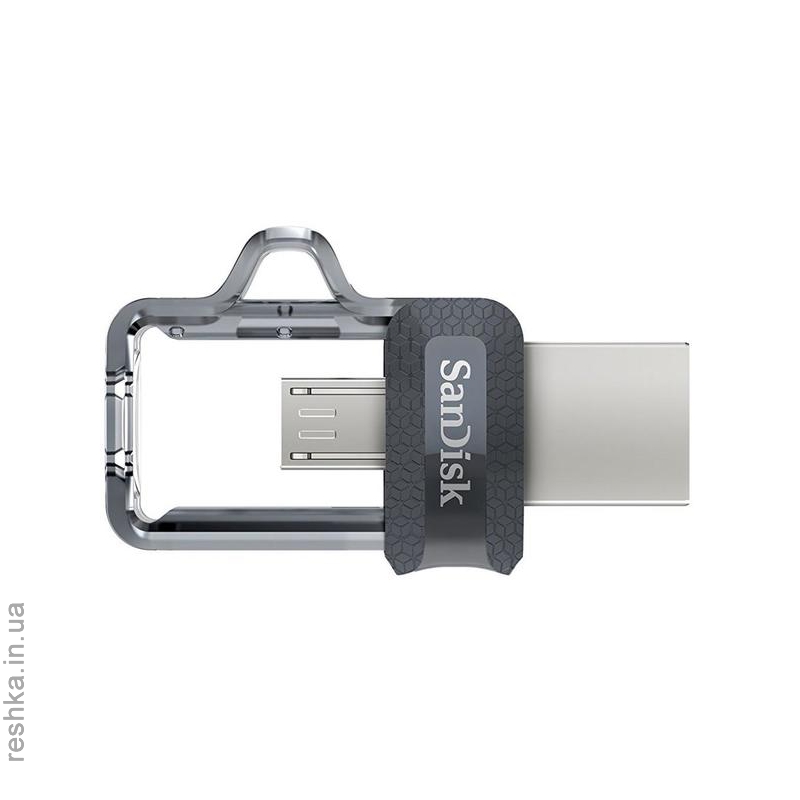 Flash Drive Sandisk Ultra Dual 128 Gb, OTG, USB 3.0 Black