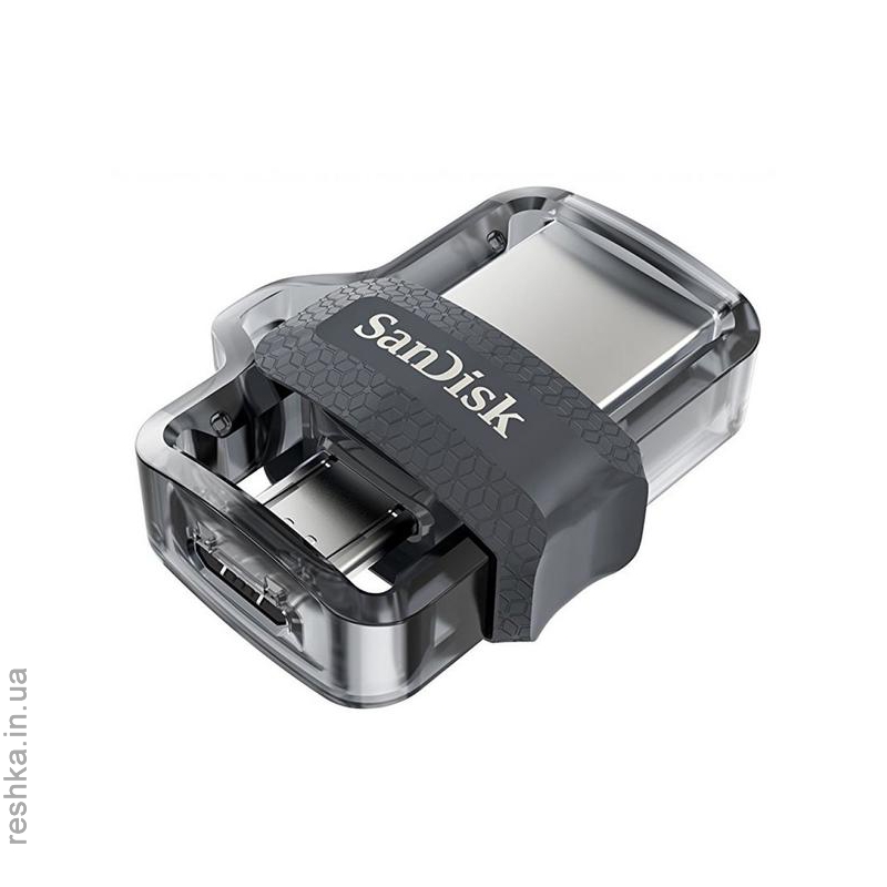 Flash Drive Sandisk Ultra Dual 128 Gb, OTG, USB 3.0 Black