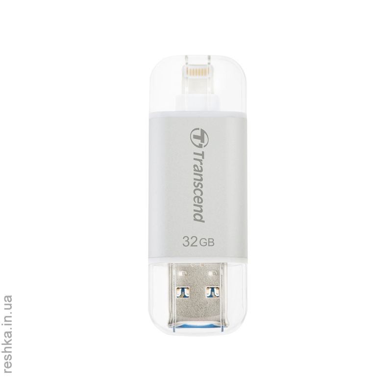 Flash Drive Transcend  JetDrive Go 300 32GB, Lightning/USB 3.1 Silver