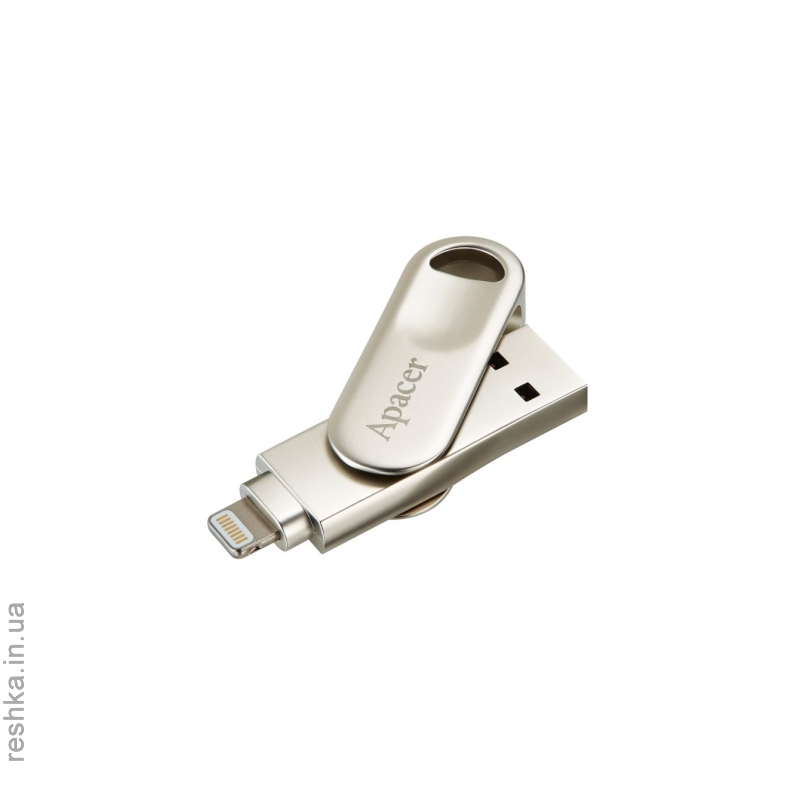 Flash Drive Apacer AH790 64GB Lightning Dual USB 3.1 Silver