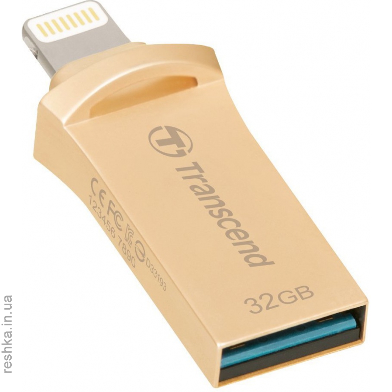 Флешка Transcend  JetDrive Go 500 32GB Gold (TS32GJDG500G)