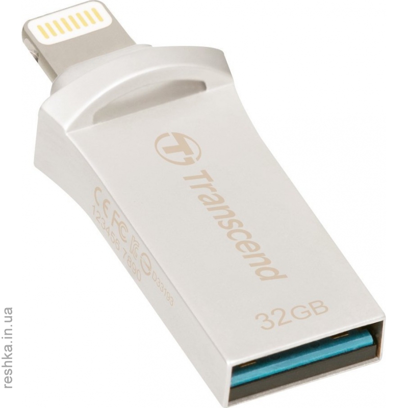 Флешка Transcend  JetDrive Go 500 32GB Silver (TS32GJDG500S)