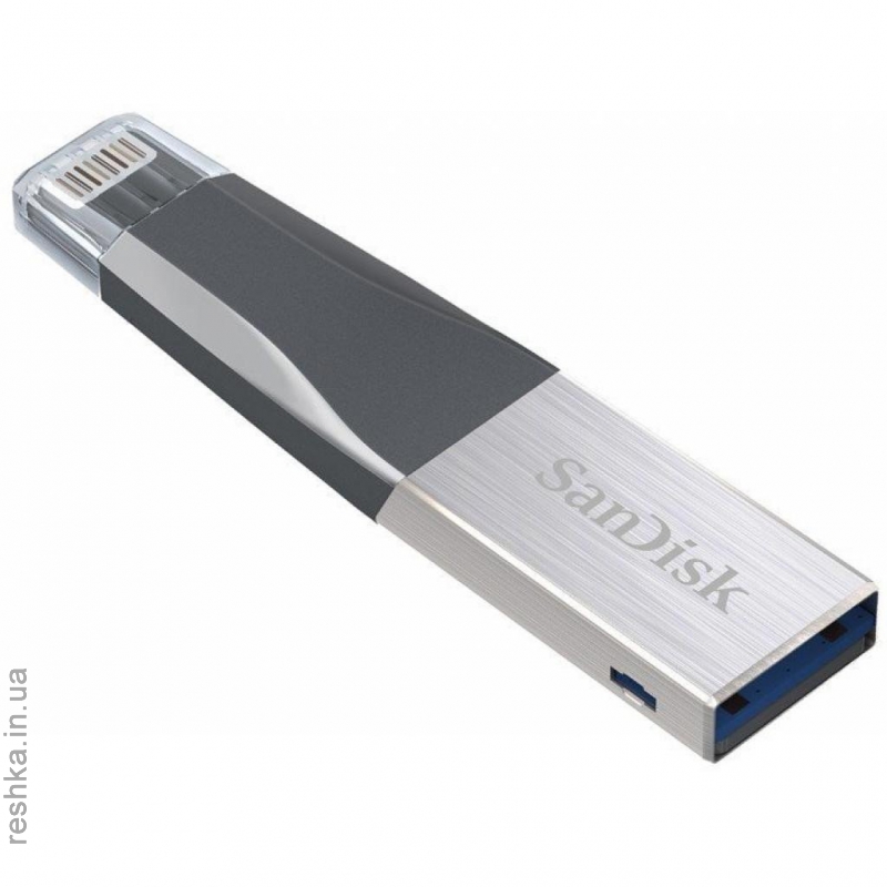 Flash drive SANDISK iXpand Mini 128 Gb, USB 3.0/Lightning for Apple