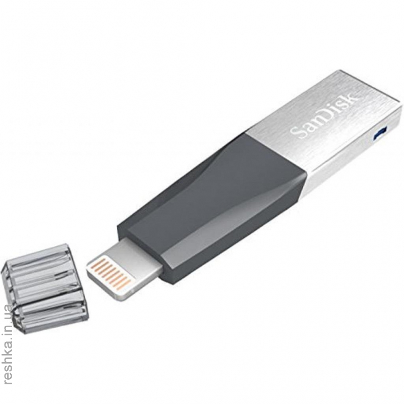 Flash drive SANDISK iXpand Mini 128 Gb, USB 3.0/Lightning for Apple