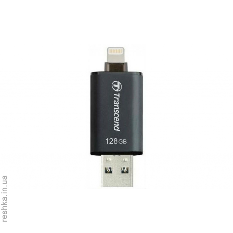 Флеш-память Transcend  JetDrive Go 300 128GB, Lightning/USB 3.1 Black