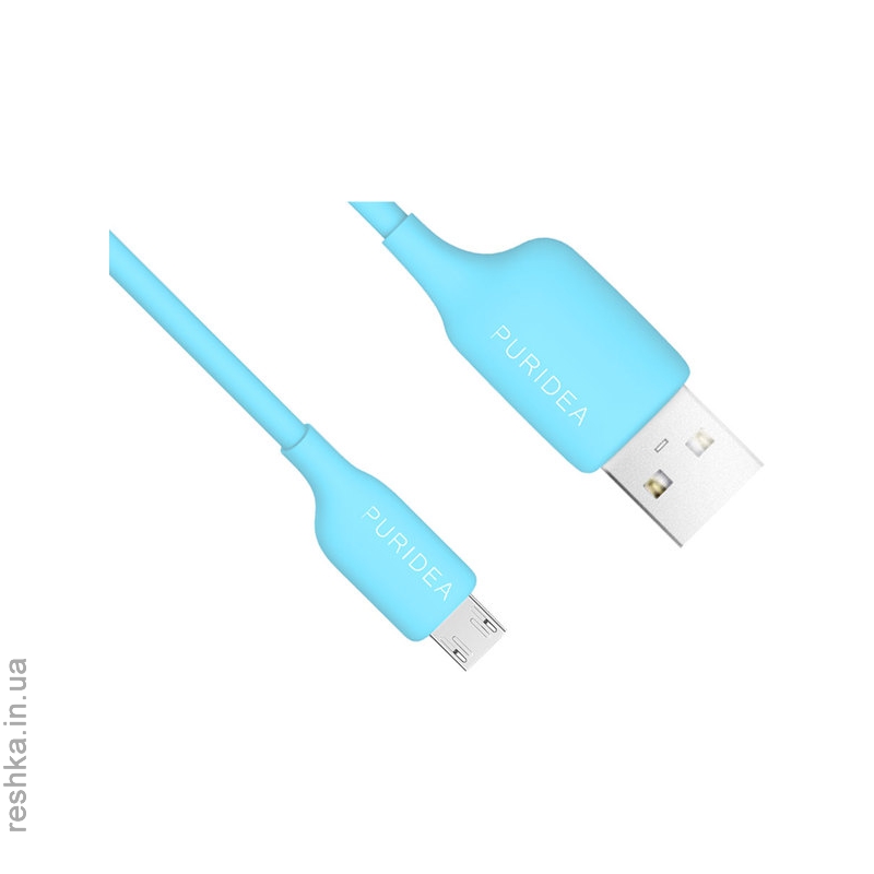 Кабель Puridea L02 - Micro USB - 1.2m Blue