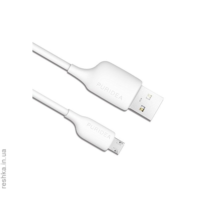 Кабель Puridea L02 - Micro USB - 1.2m White