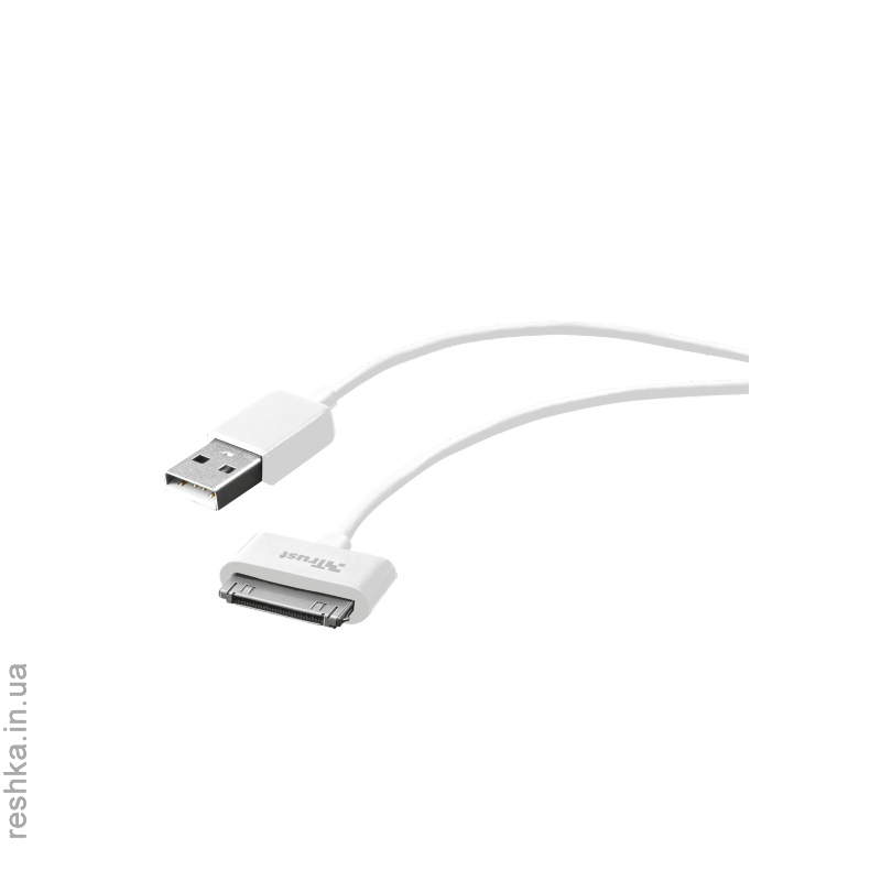 Кабель Trust 30-pin cable for Apple - 1M White
