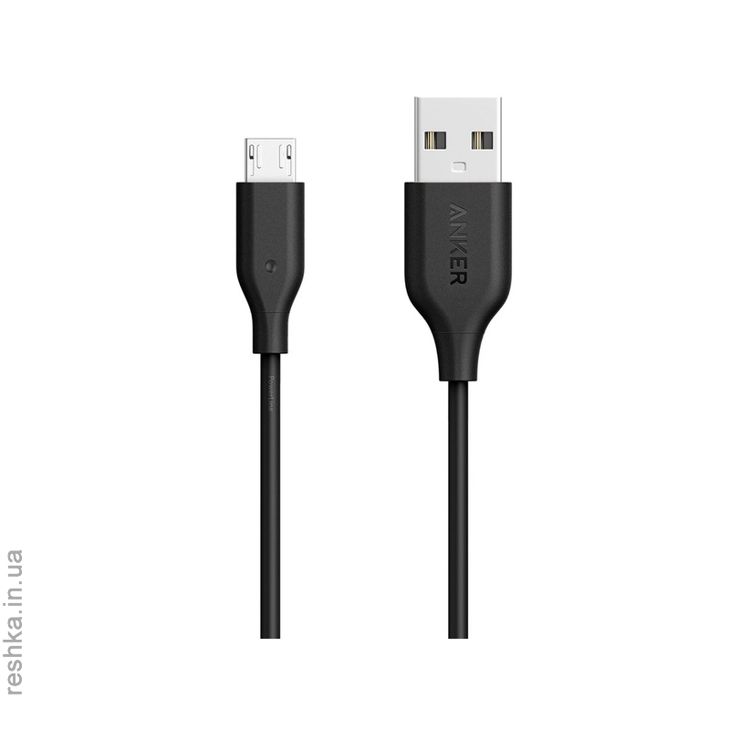 Кабель Anker Powerline Micro USB - 0.9м V3 Black