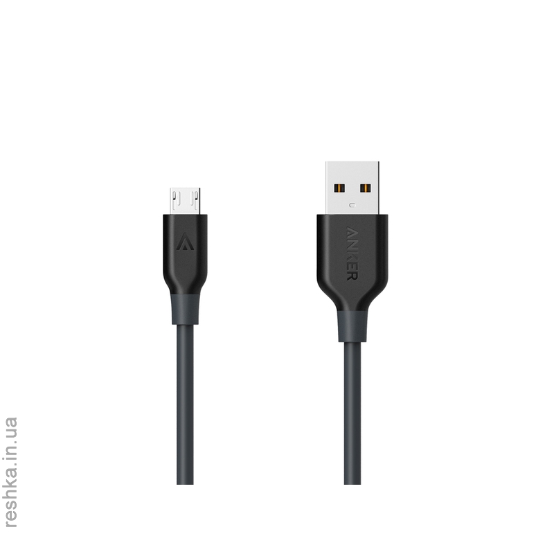 Кабель Anker PowerLine Micro USB (1.8m) Space Gray