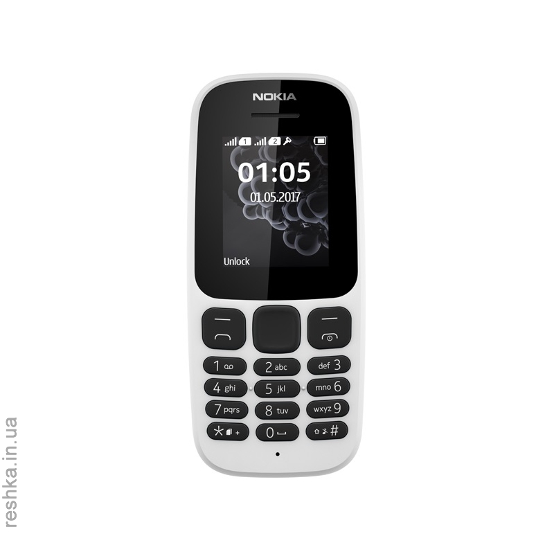 Мобильный телефон Nokia 105 White
