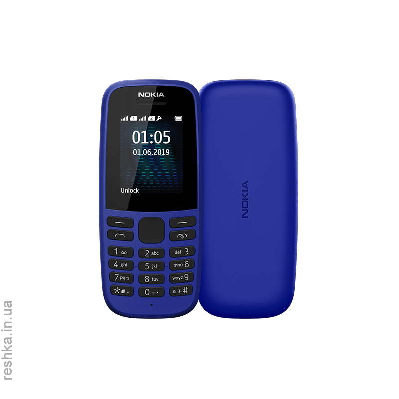 Мобильный телефон Nokia 105 (TA-1174) Blue