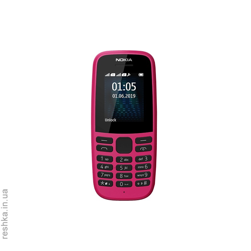 Мобильный телефон Nokia 105 (TA-1174) Pink