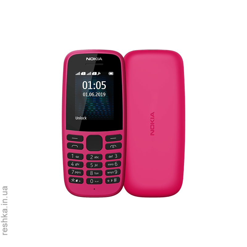 Мобильный телефон Nokia 105 (TA-1174) Pink