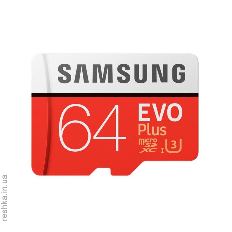 Карта памяти SAMSUNG microSDXC 64GB EVO PLUS UHS-I
