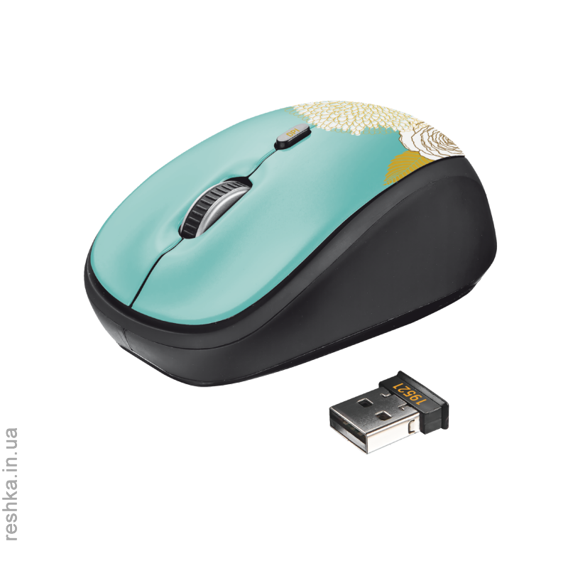 Мышь TRUST Yvi Wireless Mouse Flower