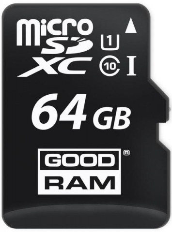 Карта памяти GOODRAM microSDXC 64GB Class 10 UHS I All in One + reader