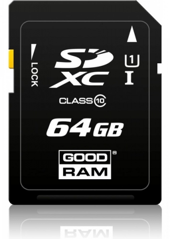 Карта памяти Goodram SDXC 64 GB Class 10 UHS-I (R60MB/s)