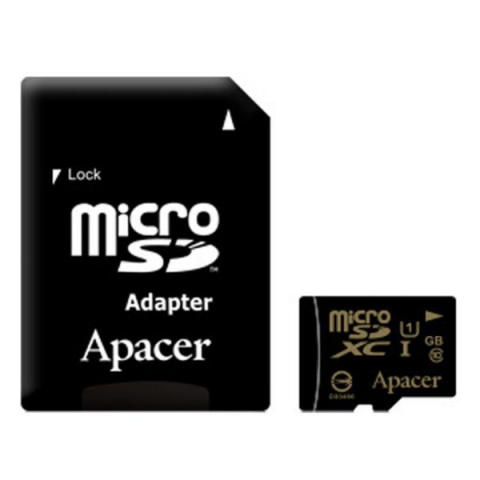 Карта памяти Apacer microSDXC 128GB UHS-I U1+adapter