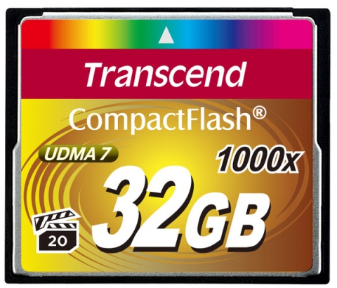 Карта памяти Transcend Compact Flash 32 GB (1000X)