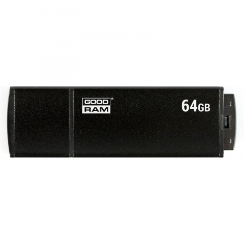 Флешка Goodram  Edge 64GB Black (UEG3-0640K0R11)