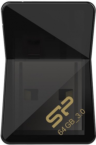 Флешка Silicon-Power  Jewel J08 64GB Black (SP064GBUF3J08V1K)