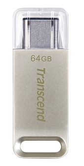 Flash Drive Transcend 64GB USB 3.1 Type-C 850 R130MB/s Metal