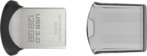 Флешка Sandisk  Cruzer Ultra Fit 128GB (SDCZ43-128G-G46/GAM46)
