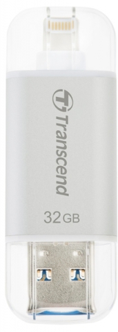 Flash Drive Transcend  JetDrive Go 300 32GB, Lightning/USB 3.1 Silver