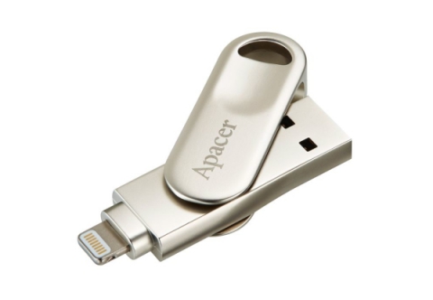 Flash Drive Apacer AH790 64GB Lightning Dual USB 3.1 Silver