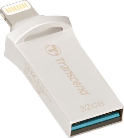 Флешка Transcend  JetDrive Go 500 32GB Silver (TS32GJDG500S)