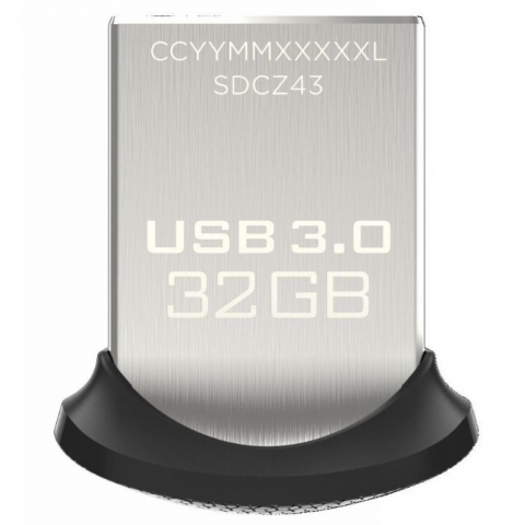 Flash Drive Sandisk USB Cruzer Ultra Fit 32Gb USB 3.0