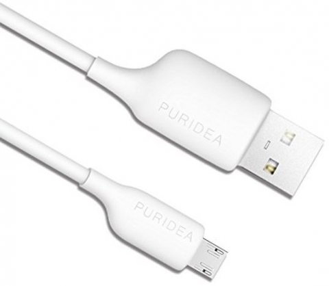 Кабель Puridea L02 - Micro USB - 1.2m White
