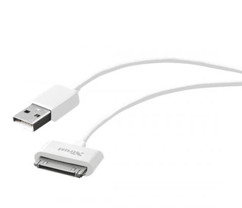Кабель Trust 30-pin cable for Apple - 1M White