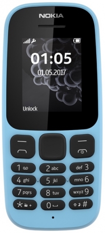 Мобильный телефон Nokia 105 Blue 