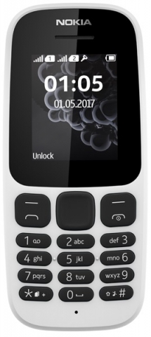 Мобильный телефон Nokia 105 White