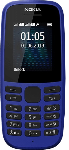 Мобильный телефон Nokia 105 (TA-1174) Blue