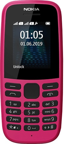Мобильный телефон Nokia 105 (TA-1174) Pink