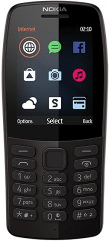 Мобильный телефон Nokia 210 Dual Sim Black